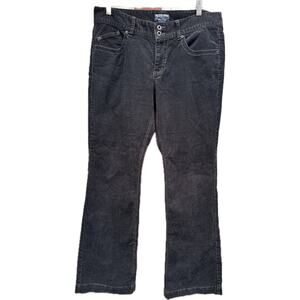 Polo Jeans Co Wendy Corduroy Bootcut Jeans Black Women’s Size 12/32 Mid Rise Y2K